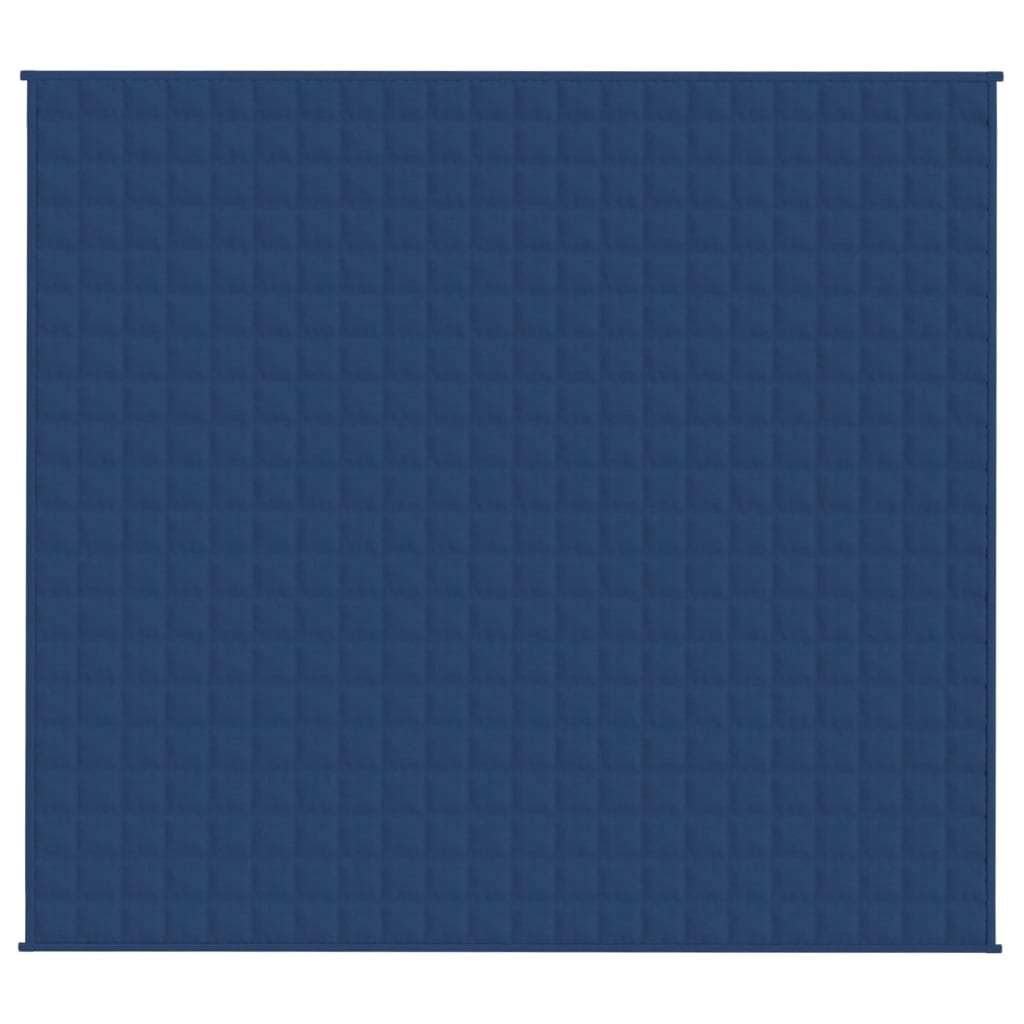 vidaXL Koc obciążeniowy, niebieski, 200x220 cm, 13 kg, tkanina