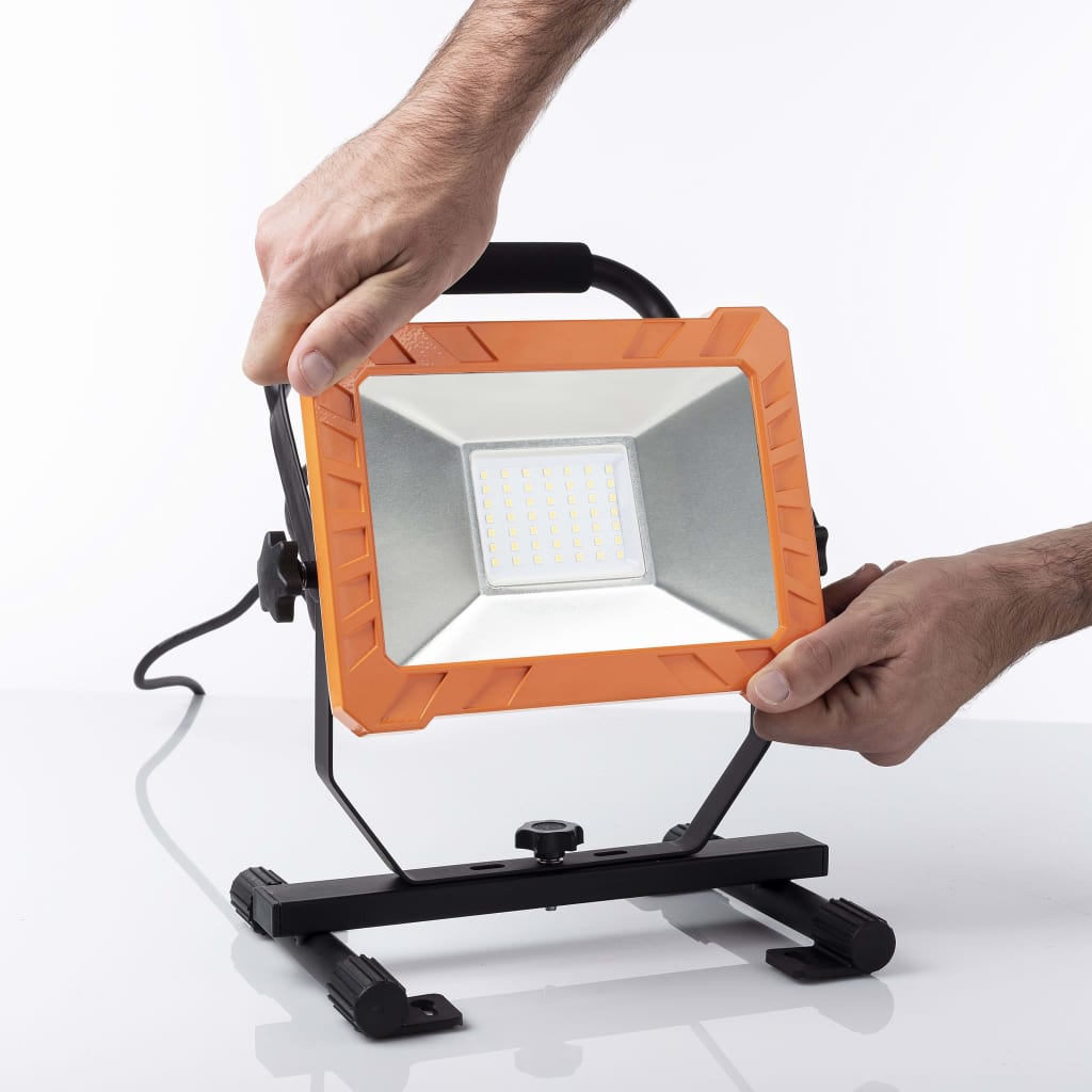 Smartwares Lampa robocza LED, 24,5x18x36 cm, pomarańczowa
