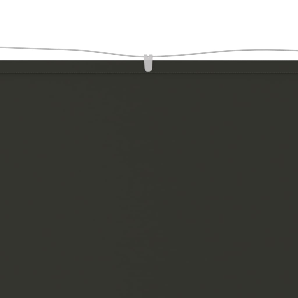 vidaXL Markiza pionowa, antracytowa, 60x420 cm, tkanina Oxford