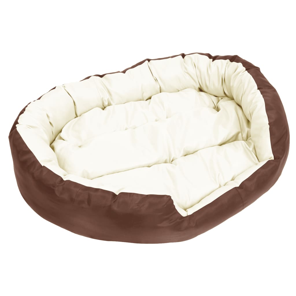 vidaXL Dwustronna poduszka dla psa, możliwość prania, 110x80x23 cm