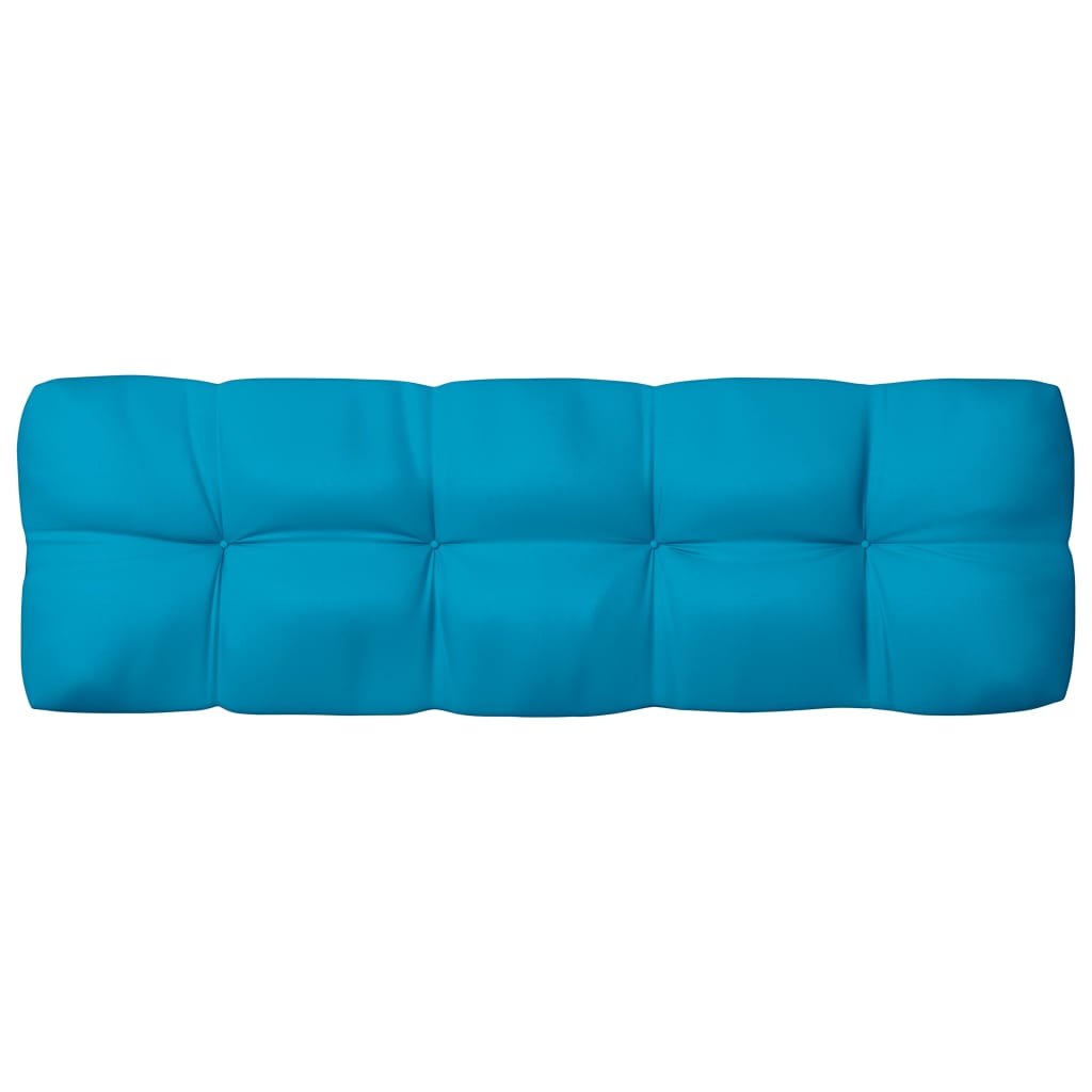 vidaXL Poduszki na sofę z palet, 7 szt., niebieskie