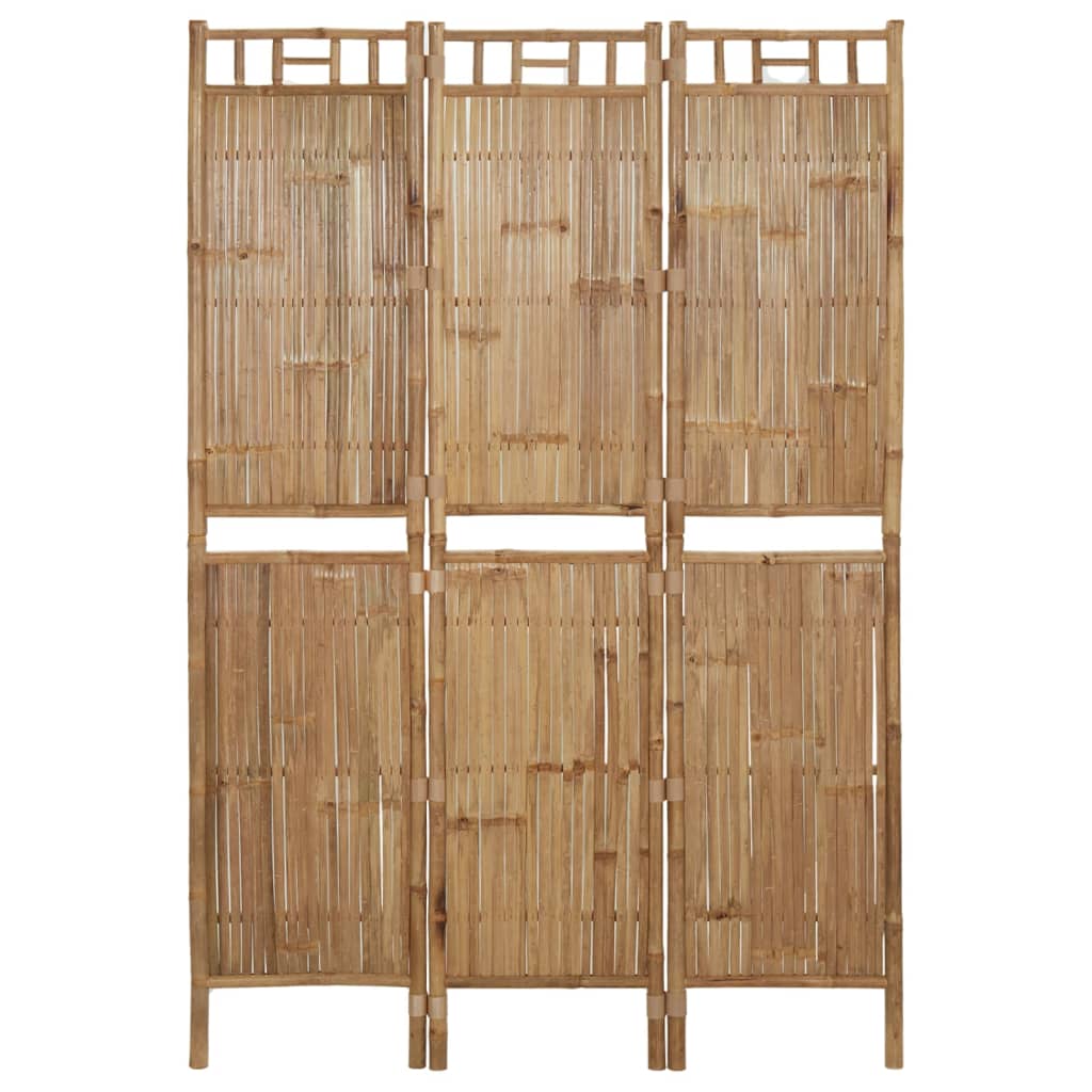 vidaXL Parawan 3-panelowy, bambusowy, 120 x 180 cm