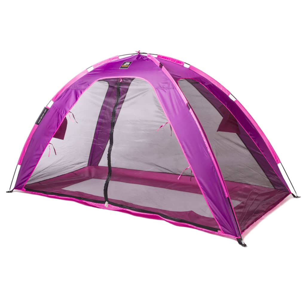 DERYAN Moskitiera namiot na łóżko, 200x90x110 cm, fioletowa