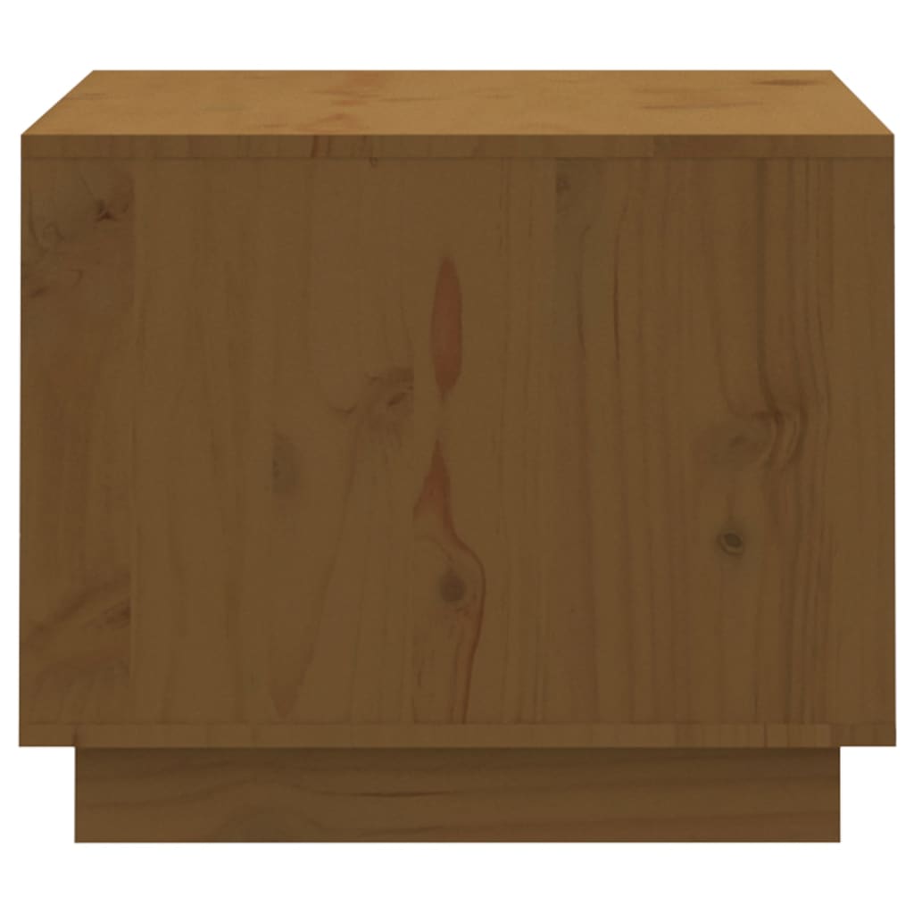 vidaXL Stolik kawowy, miodowy brąz, 120x50x40,5cm, lite drewno sosnowe