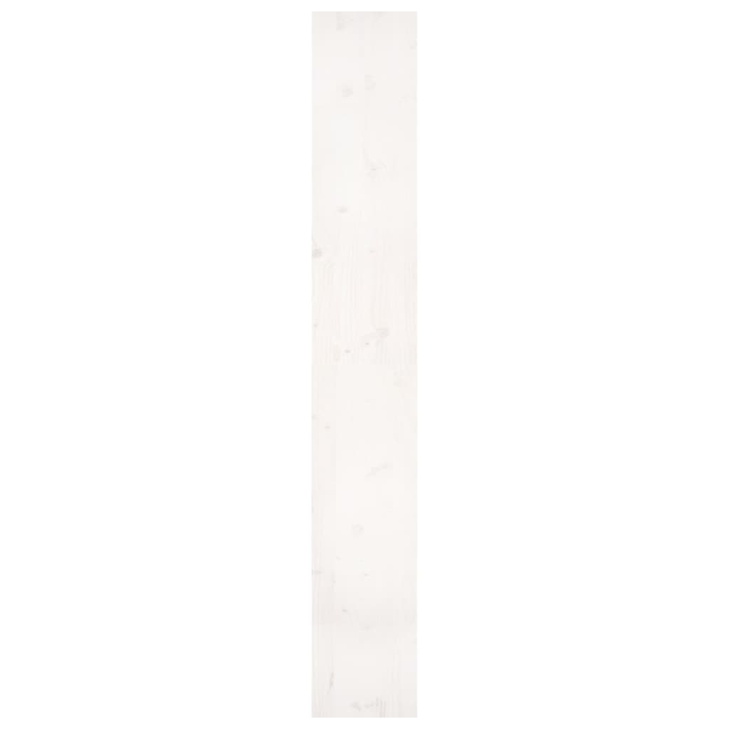 vidaXL Regał na książki/przegroda, biały, 80x30x199,5 cm, sosnowy