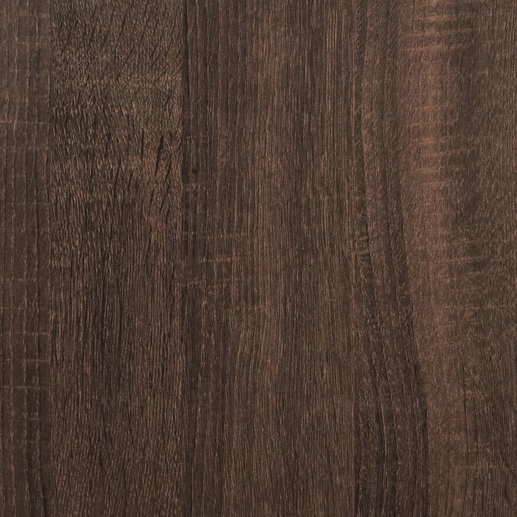 vidaXL Wózek kuchenny, brązowy dąb, 87,5x38,5x84,5 cm