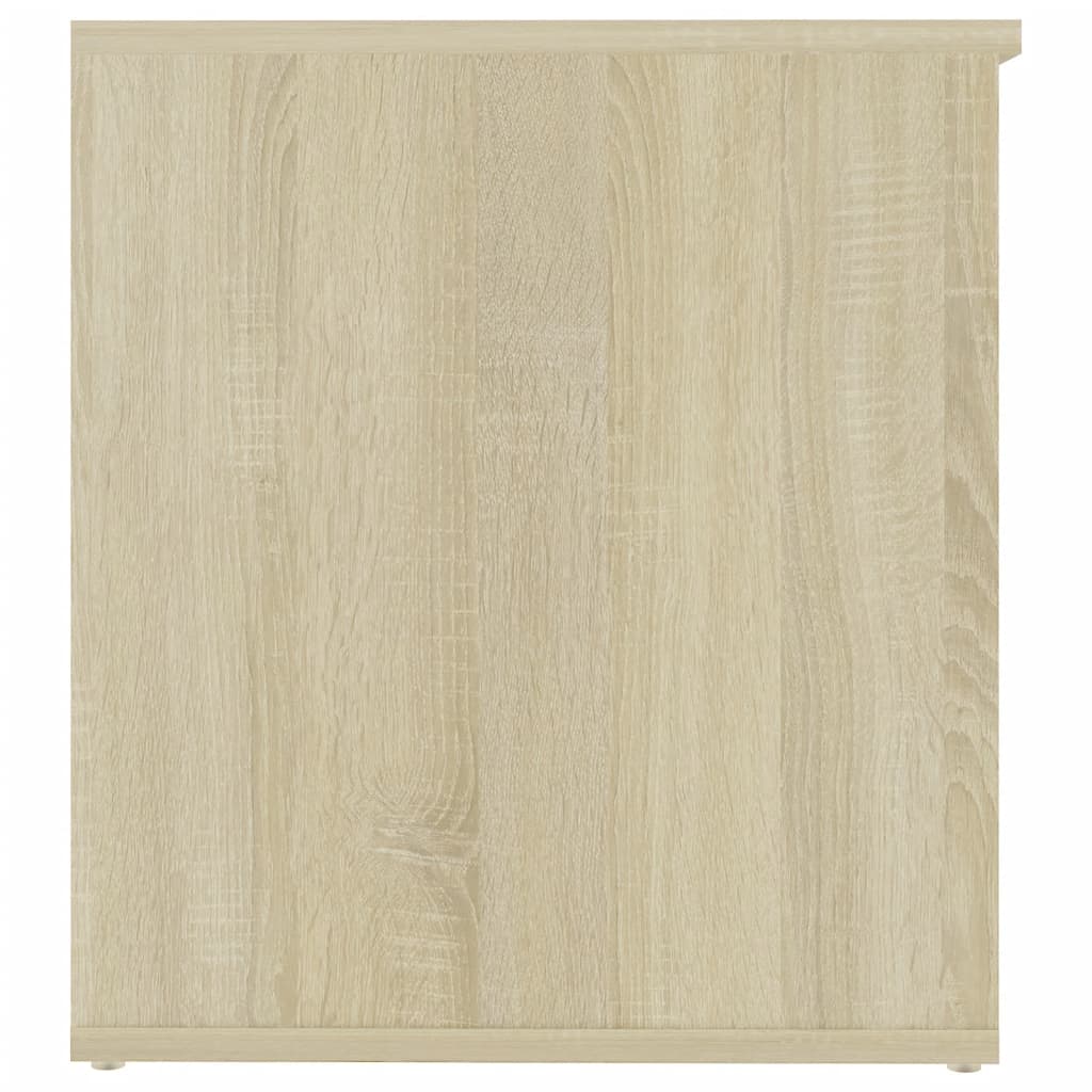 vidaXL Skrzynia, dąb sonoma, 84x42x46 cm, materiał drewnopochodny