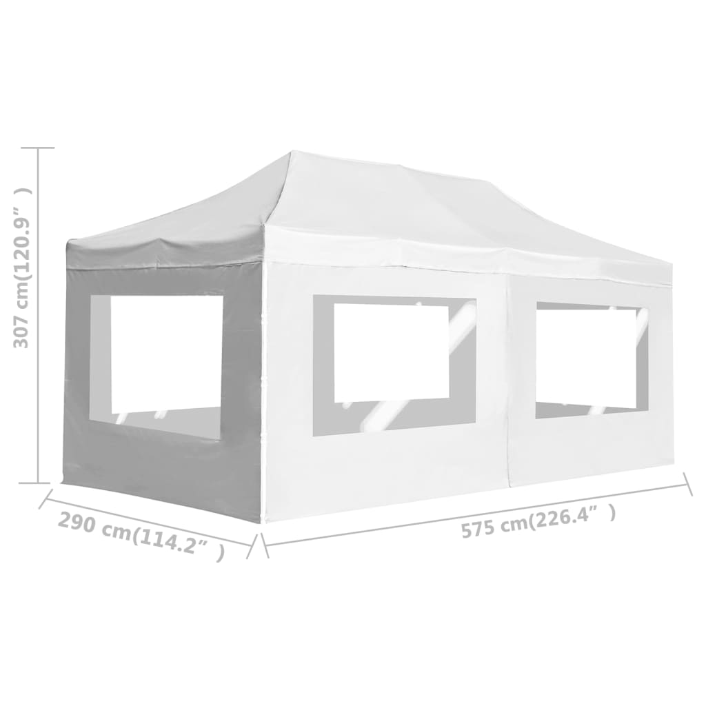 vidaXL Profesjonalny, składany namiot imprezowy ze ścianami, 6 x 3 m