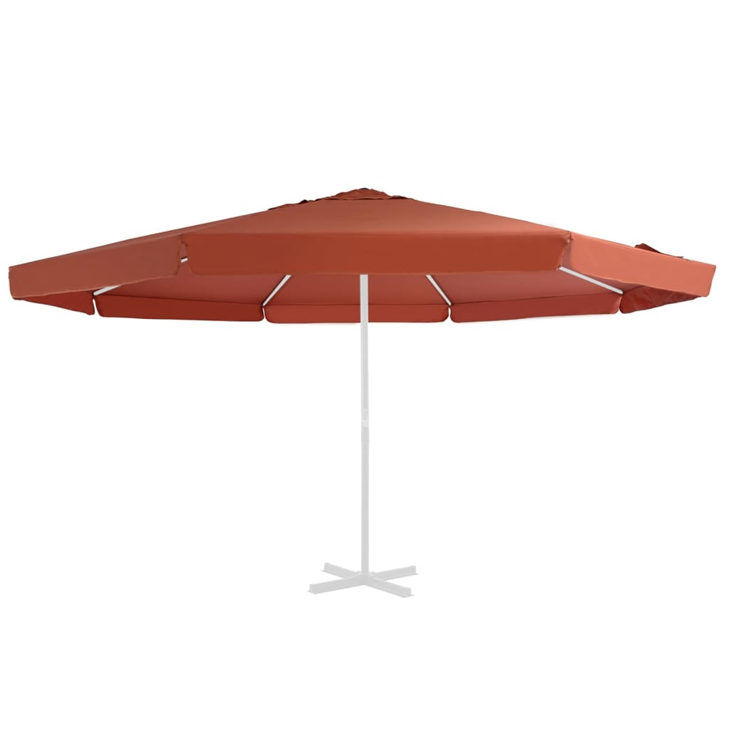 vidaXL Pokrycie do parasola ogrodowego, terakotowe, 500 cm