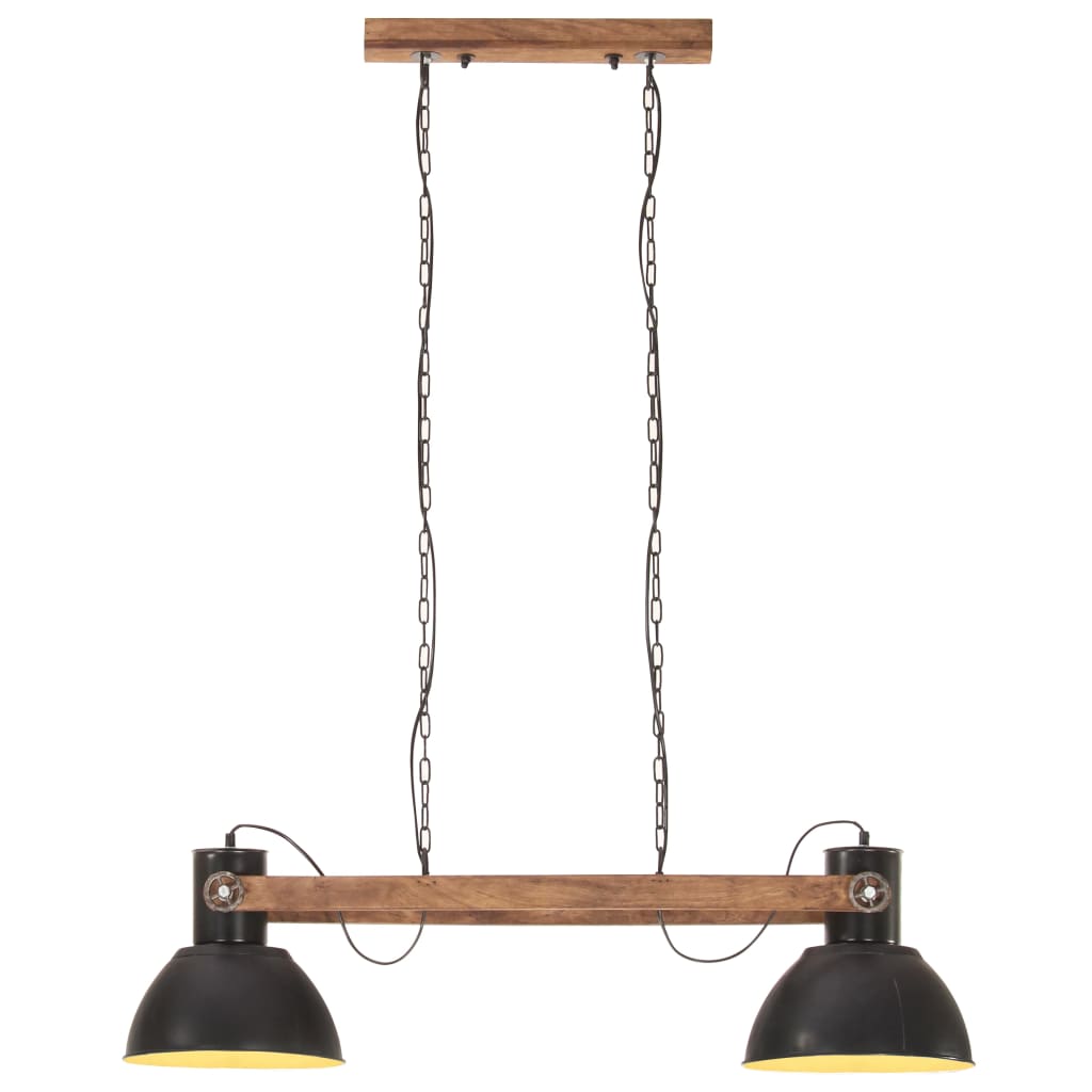 vidaXL Industrialna lampa wisząca, 25 W, czarna, 109 cm, E27