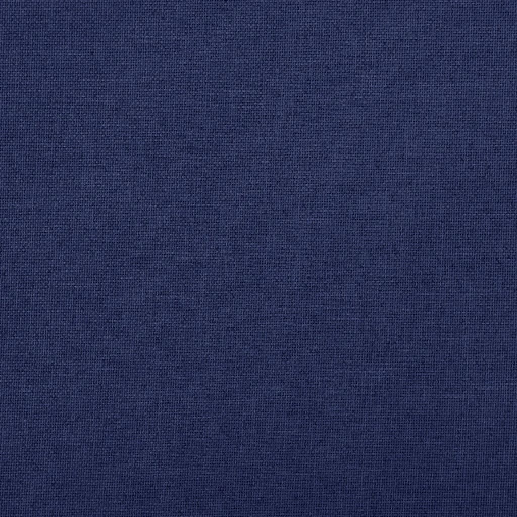vidaXL Składana ławka ze schowkiem, niebieska, 76x38x38 cm
