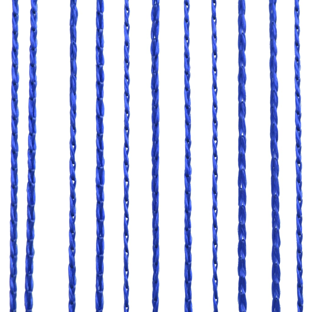 vidaXL Zasłony sznurkowe, 2 sztuki, 100 x 250 cm, niebieskie