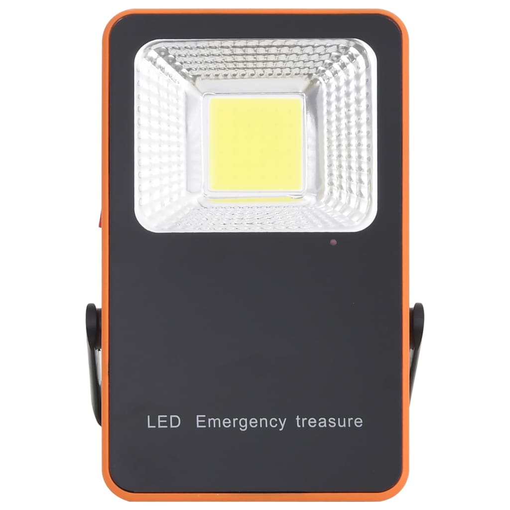 vidaXL Reflektor LED, ABS, 10 W, zimne białe światło