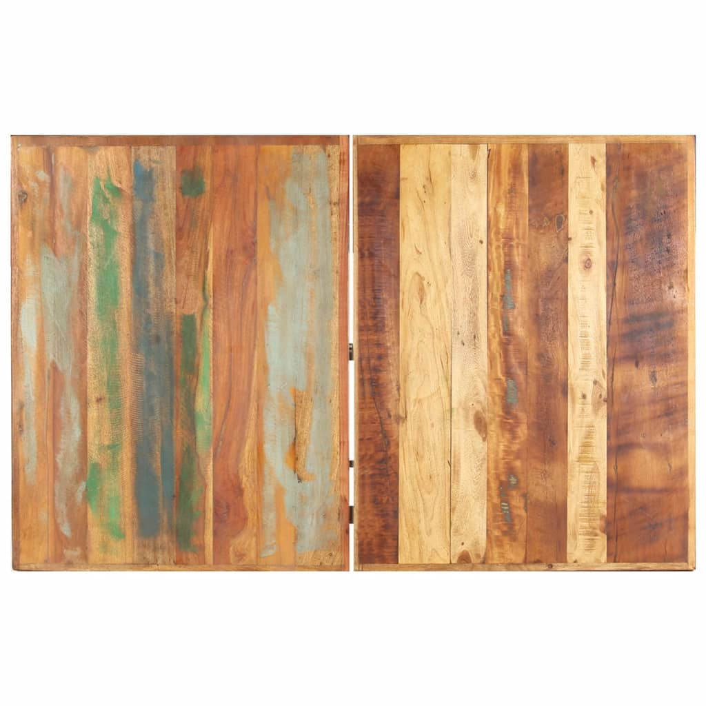 vidaXL Stolik kawowy, 142x90x42 cm, lite drewno z odzysku