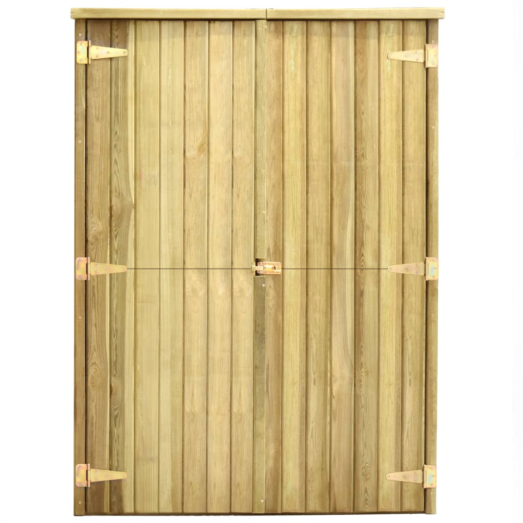 vidaXL Szopa na narzędzia, 123x50x171 cm, impregnowane drewno sosnowe