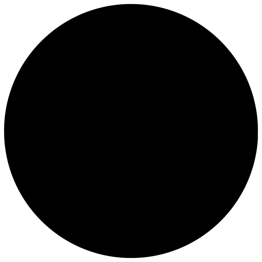 vidaXL Pokrywa na basen, czarna, 250 cm, PE