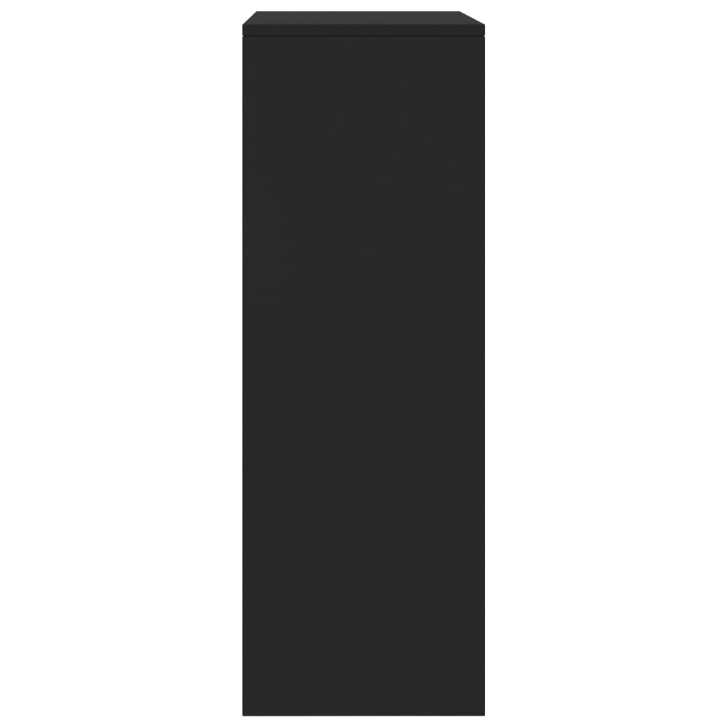 vidaXL Komoda z 6 szufladami, czarna, 50x34x96 cm