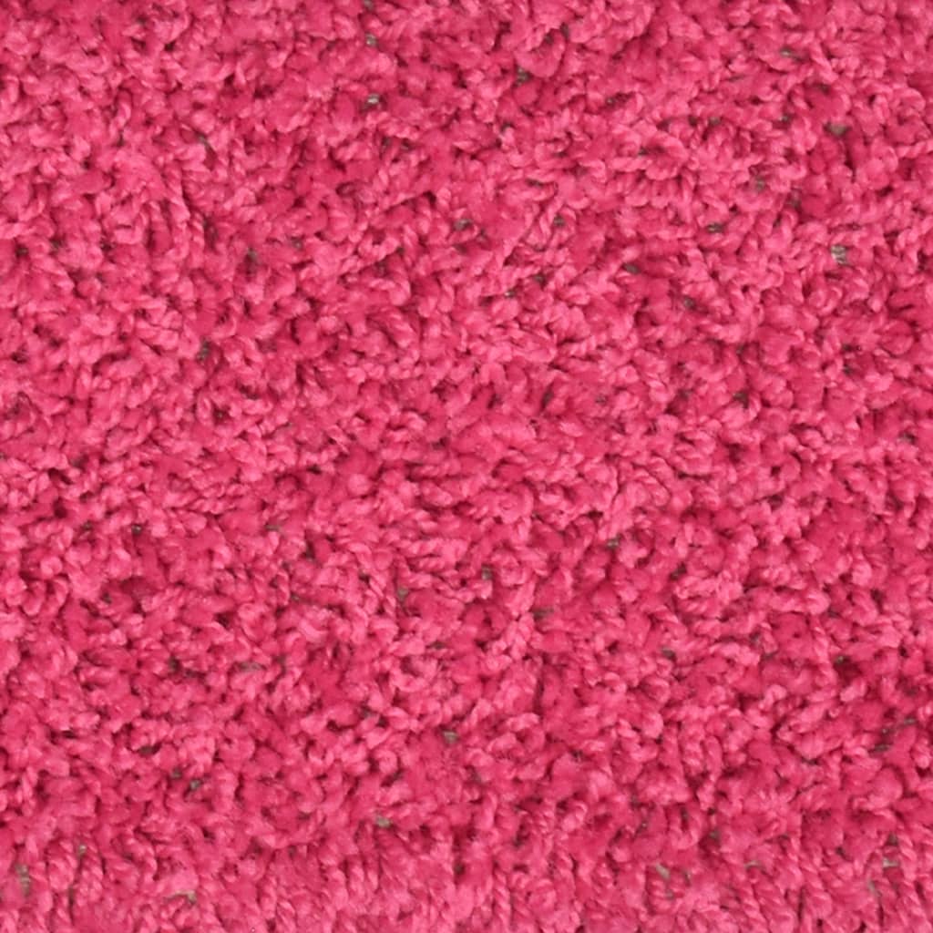 vidaXL Nakładki na schody, 15 szt., różowe, 65x21x4 cm