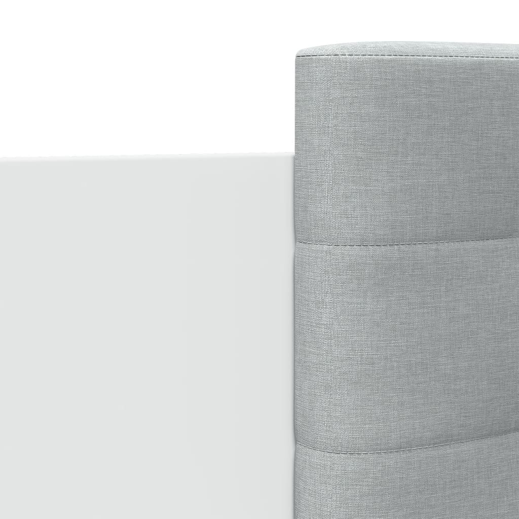 vidaXL Rama łóżka z wezgłowiem, biała, 75x190 cm
