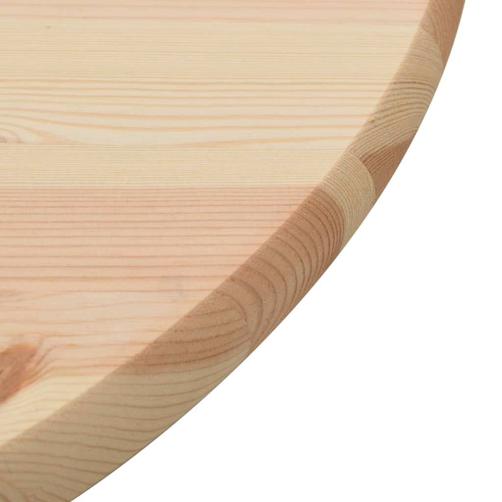 vidaXL Blat stołu, naturalne drewno sosnowe, okrągły, 25 mm, 90 cm
