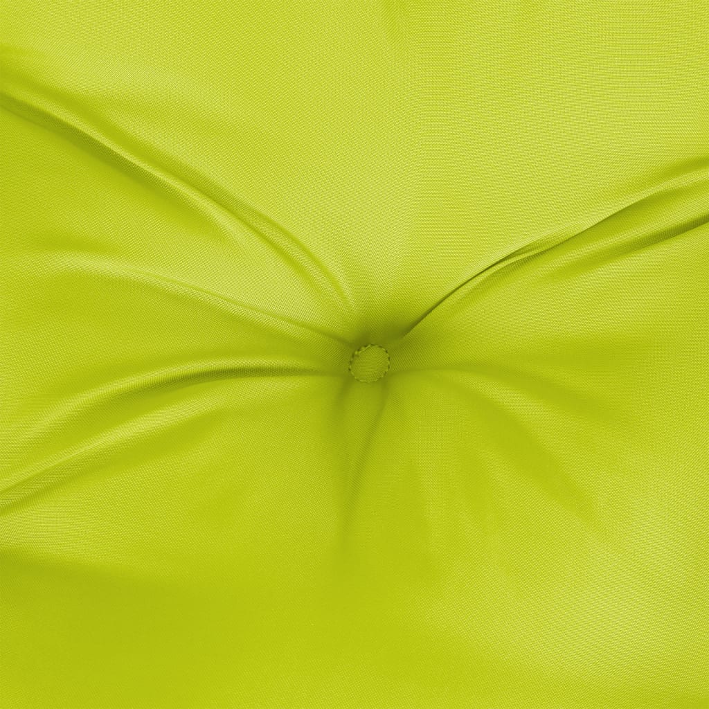 vidaXL Poduszka na ławkę ogrodową, jasnozielona 110x50x7 cm, tkanina