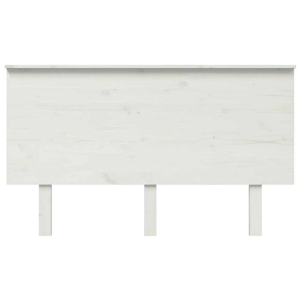 vidaXL Wezgłowie łóżka, białe, 184x6x82,5 cm, lite drewno sosnowe