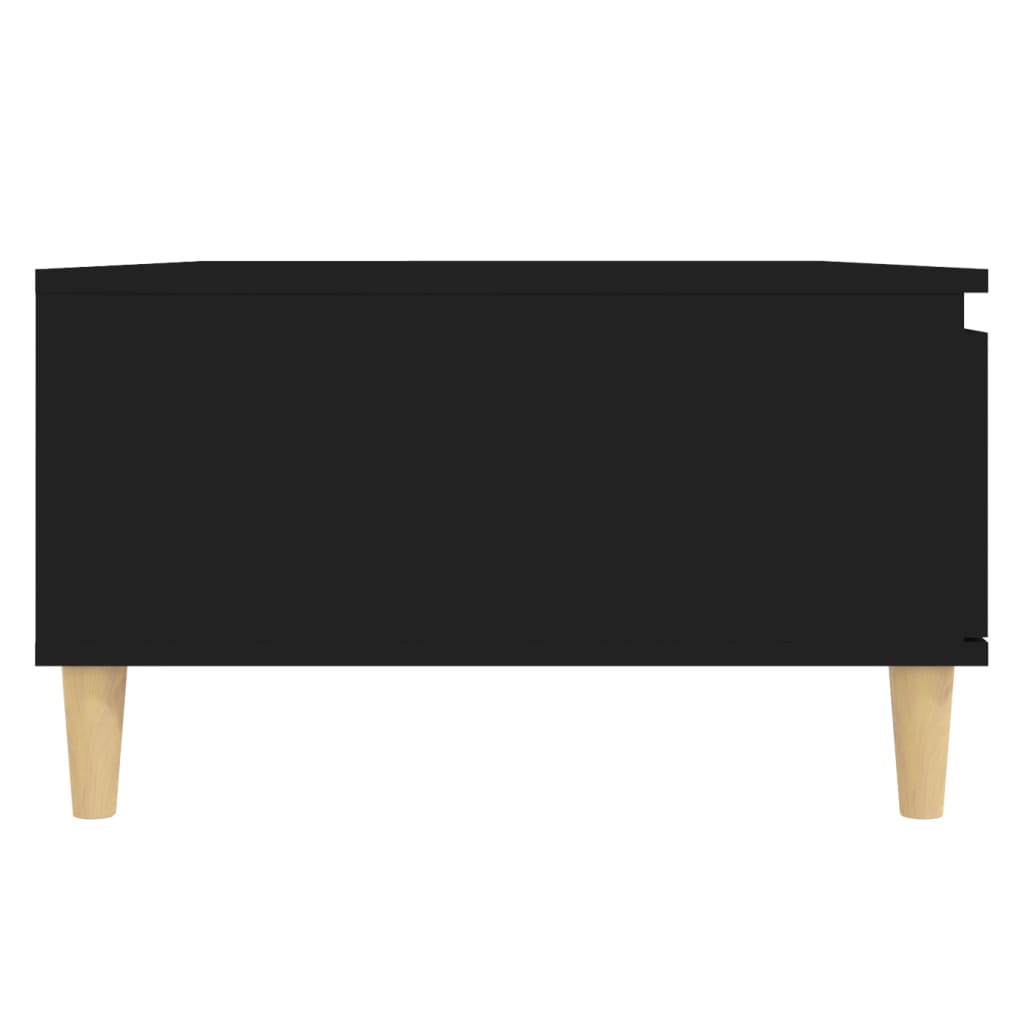 vidaXL Stolik kawowy, czarny, 90x60x35 cm, płyta wiórowa