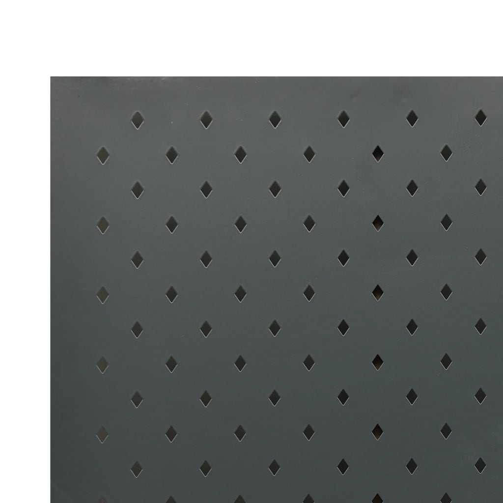 vidaXL Parawan 4-panelowy, antracytowy, 160 x 180 cm, stalowy