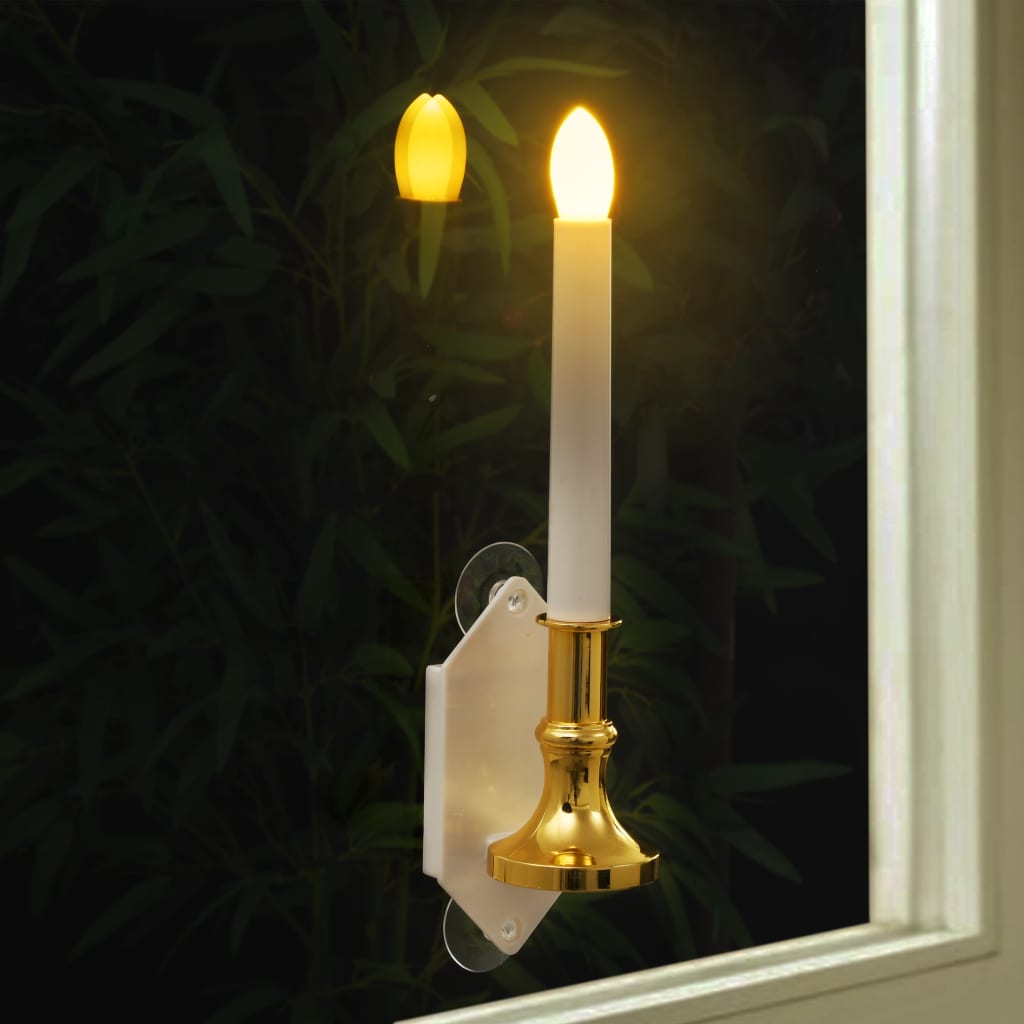 vidaXL Lampy solarne w kształcie świeczek, 6 szt., ciepłe białe LED
