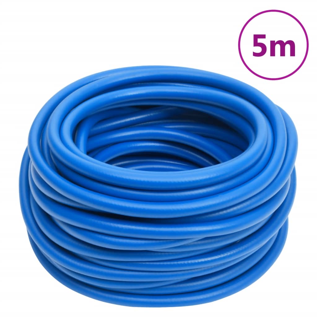 vidaXL Wąż pneumatyczny, niebieski, 0,6", 5 m, PVC