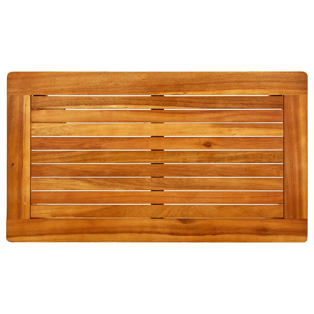 vidaXL Ogrodowy stolik kawowy, 70x40x36 cm, lite drewno akacjowe