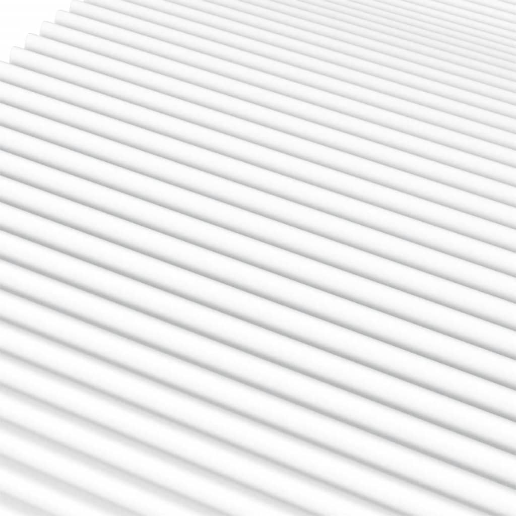 vidaXL Materac piankowy, biały, 80x200 cm, twardość H2/H3