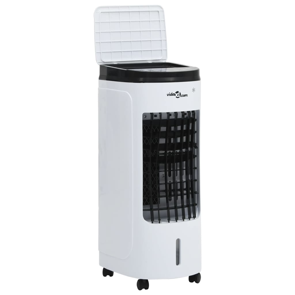 vidaXL Przenośny klimatyzer 3-w-1, biało-czarny, 60 W
