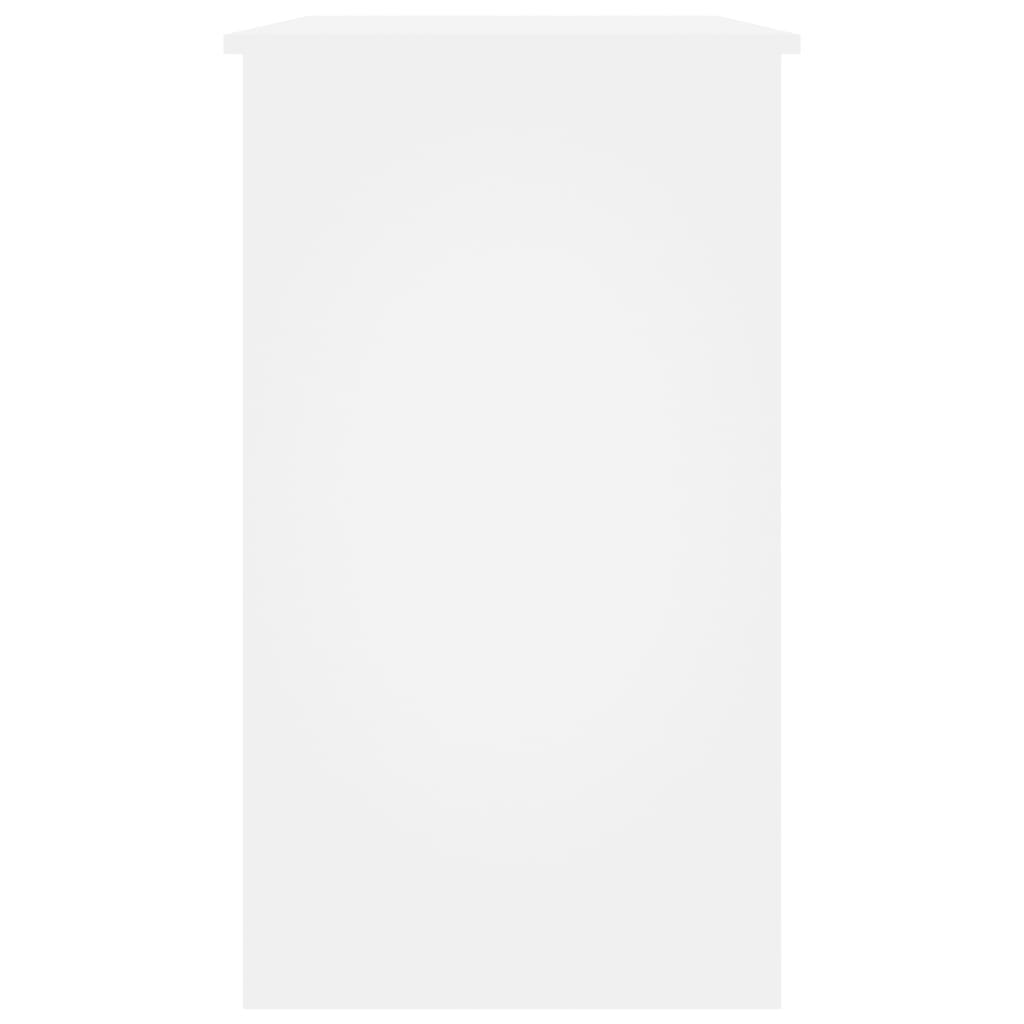 vidaXL Biurko, białe, 90x45x76 cm, płyta wiórowa