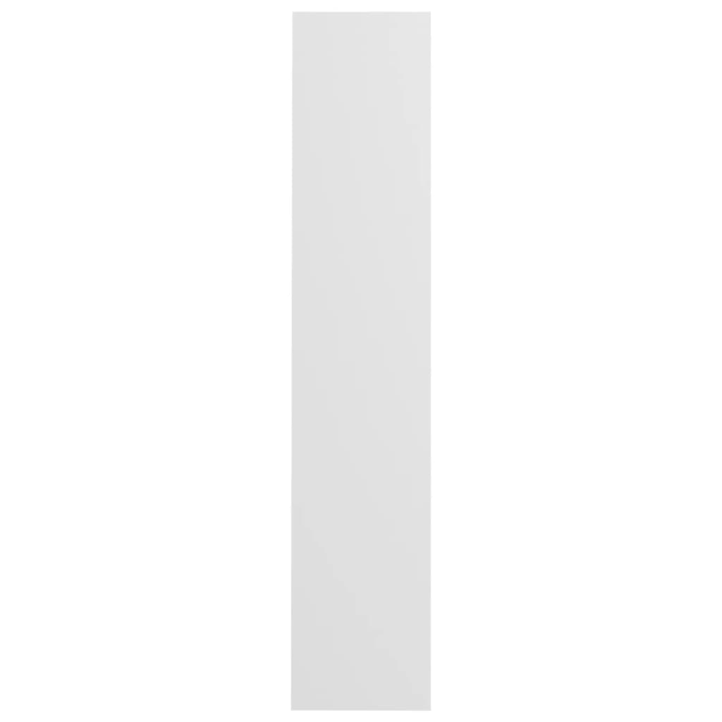 vidaXL Szafka ścienna na buty, biała, 80x18x90 cm, płyta wiórowa