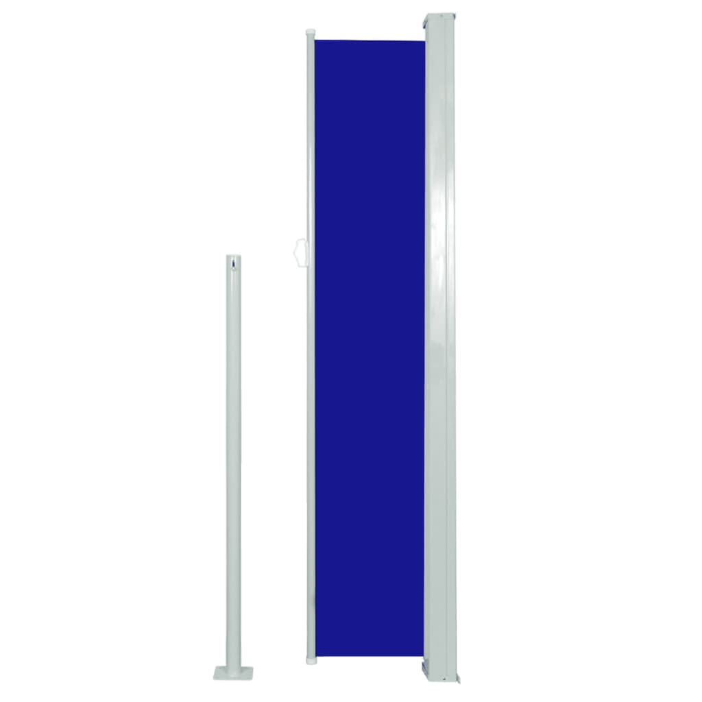 vidaXL Zwijana markiza boczna, 160 x 500 cm, niebieska