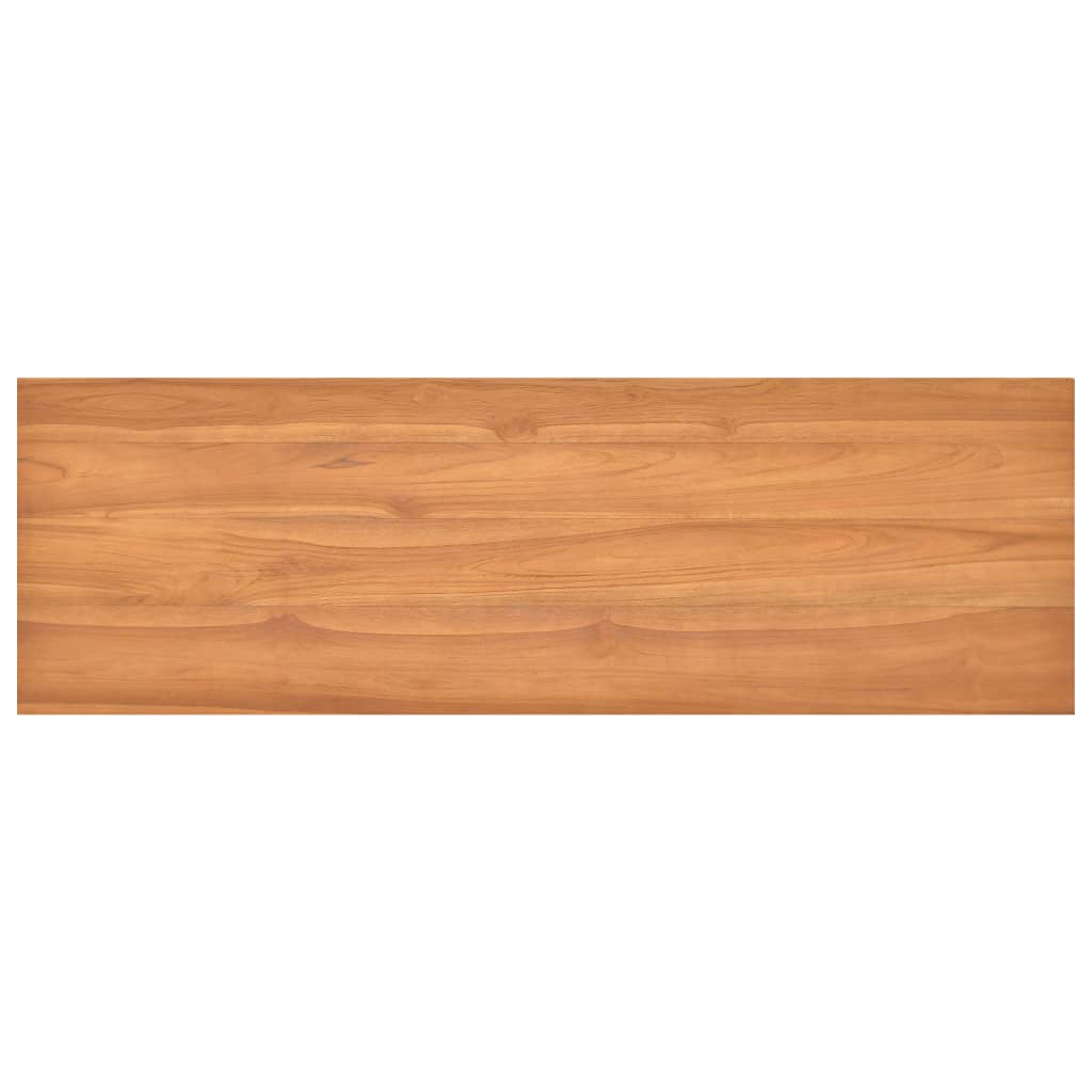 vidaXL Biurko, 140x45x75 cm, lite drewno tekowe