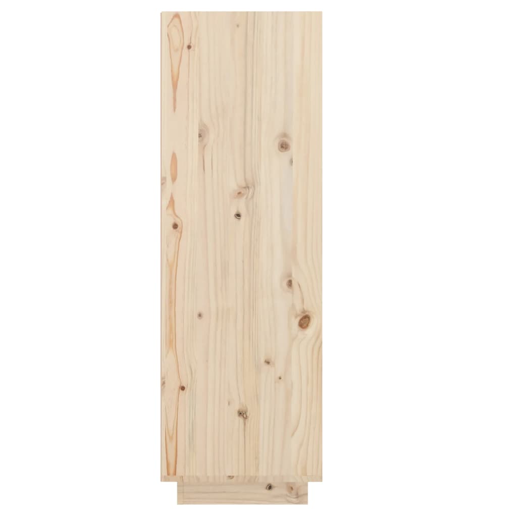 vidaXL Szafka na buty, 30x34x105 cm, lite drewno sosnowe