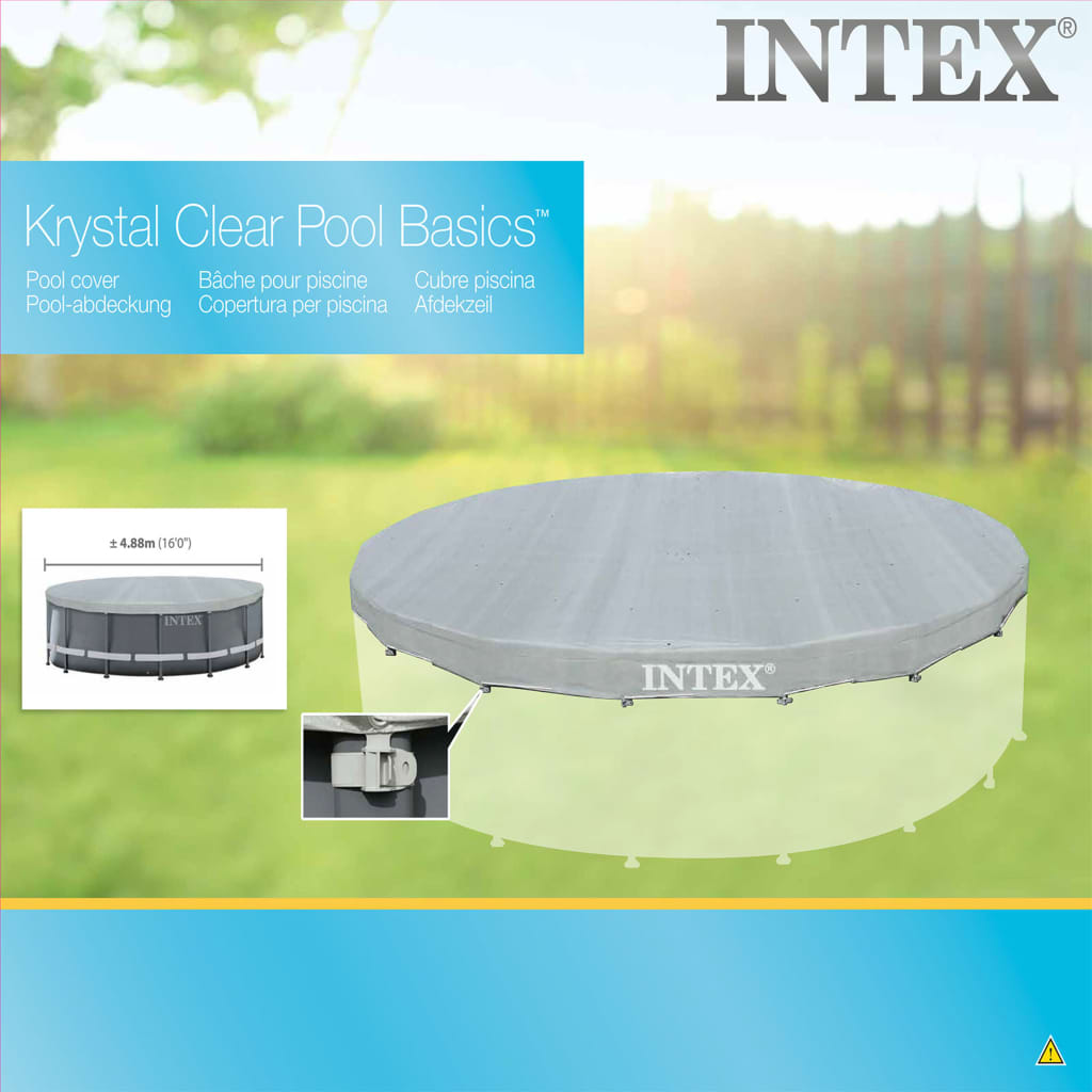 Intex Okrągła plandeka na basen Deluxe, 488 cm, 28040