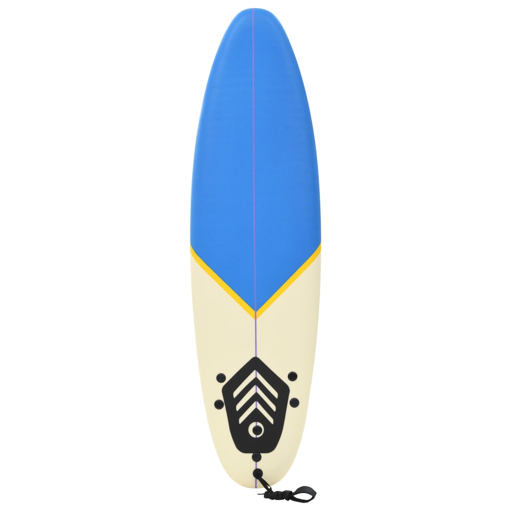 vidaXL Deska surfingowa, 170 cm, niebiesko-kremowa