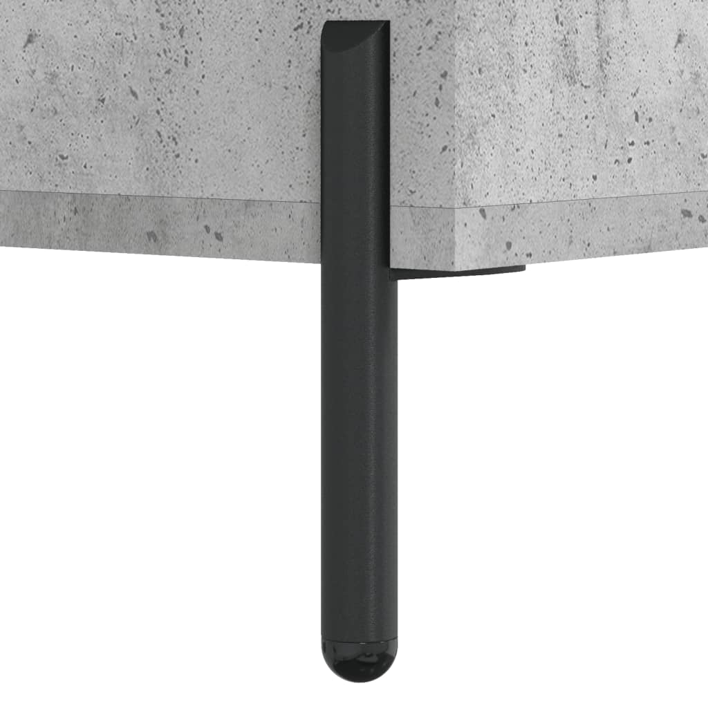 vidaXL Szafka, szarość betonu, 69,5x34x90 cm, materiał drewnopochodny