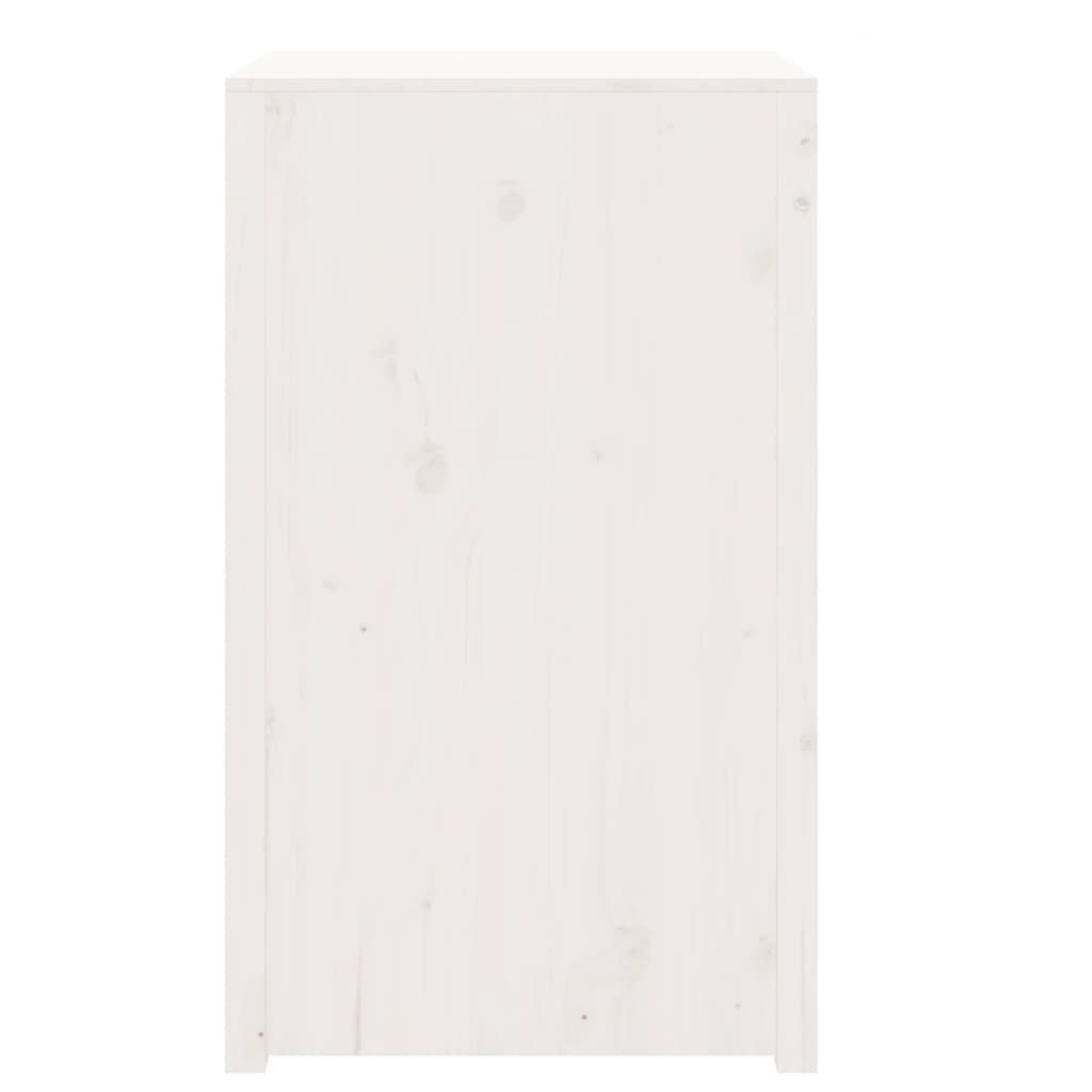 vidaXL Szafka kuchenna na zewnątrz, biała, 55x55x92 cm, drewno sosnowe