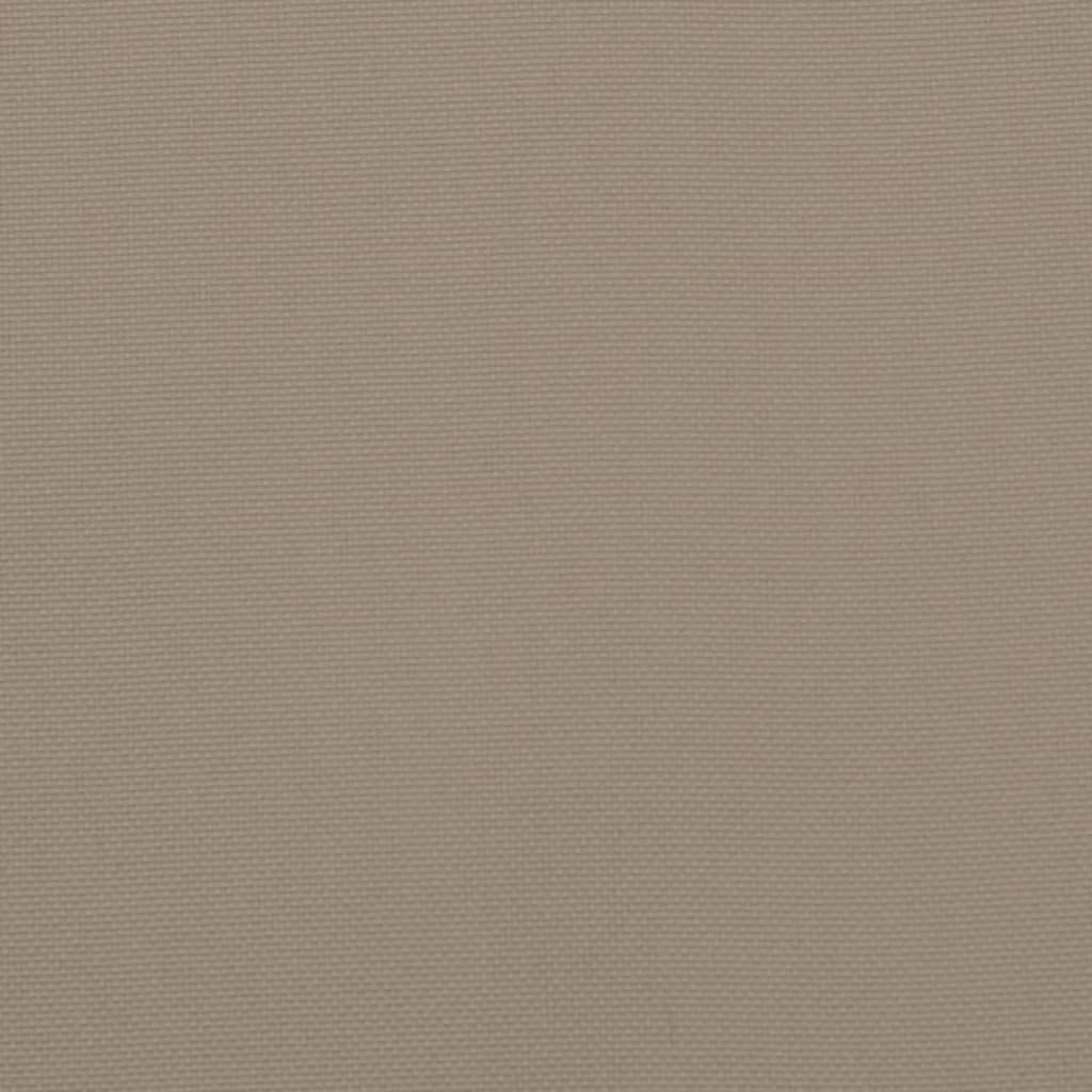 vidaXL Poduszki na palety, 7 szt., kolor taupe, tkanina