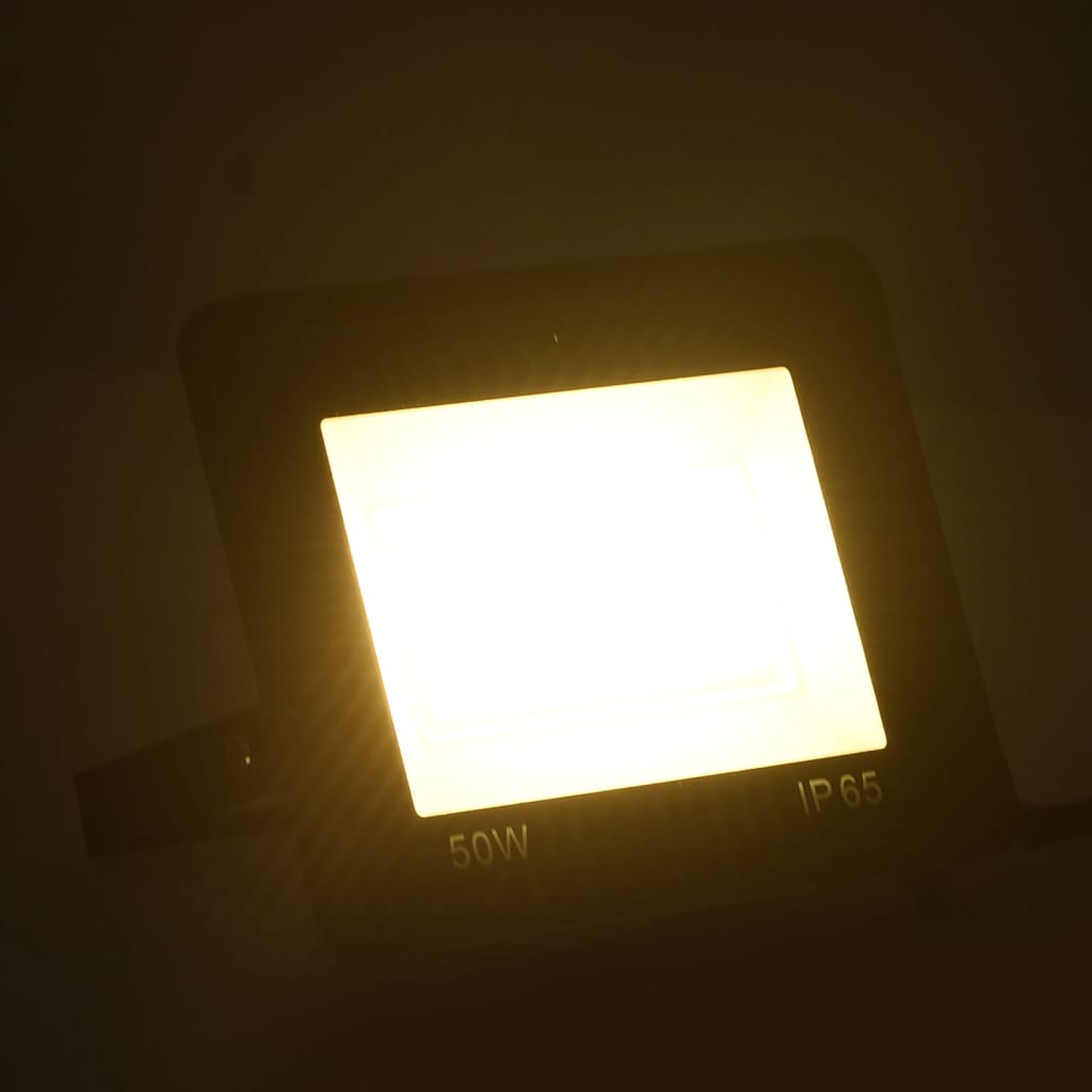 vidaXL Reflektor LED, 50 W, ciepłe białe światło