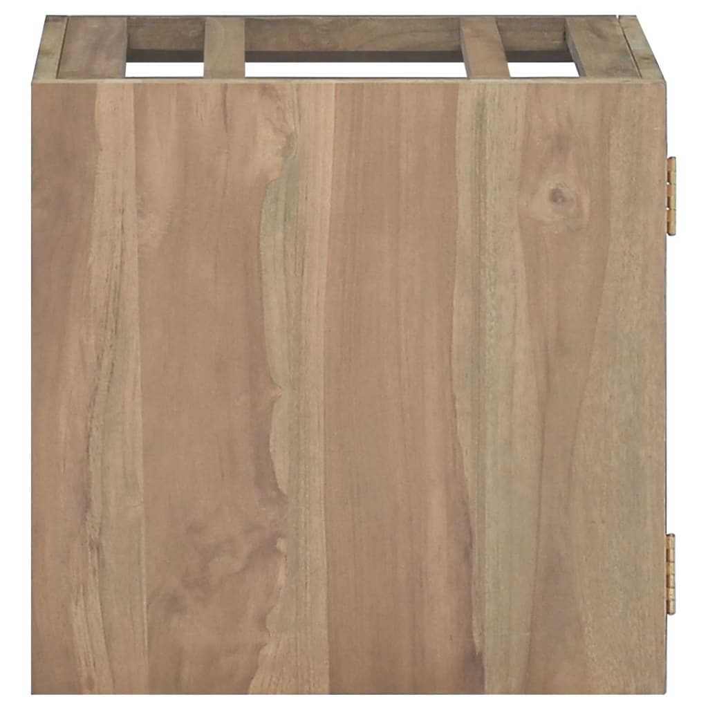 vidaXL Łazienkowa szafka ścienna, 46x25,5x40 cm, lite drewno tekowe