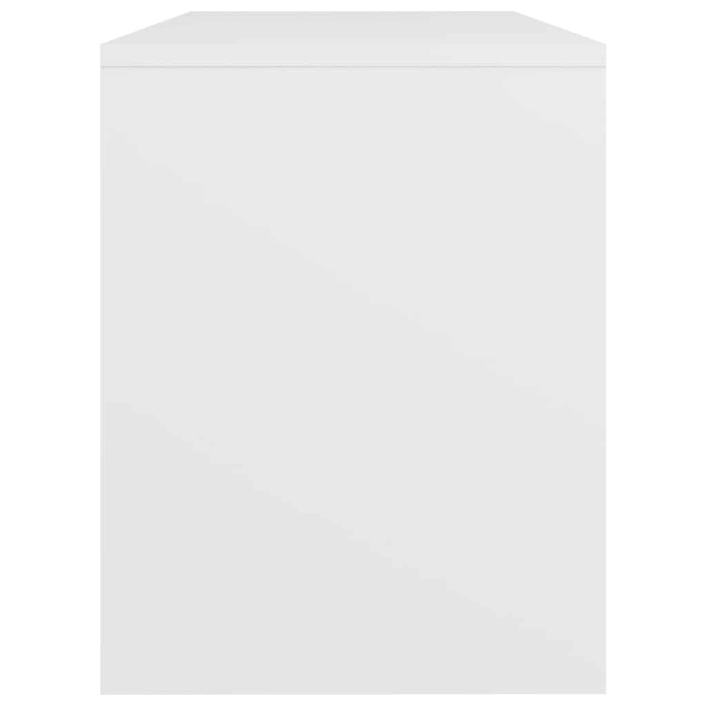 vidaXL Stołek do toaletki, biały, 70x35x45 cm, materiał drewnopochodny