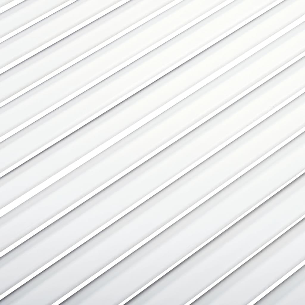 vidaXL Drzwi żaluzjowe do szafki, 2 szt., białe, 99,3x49,4 cm, sosnowe