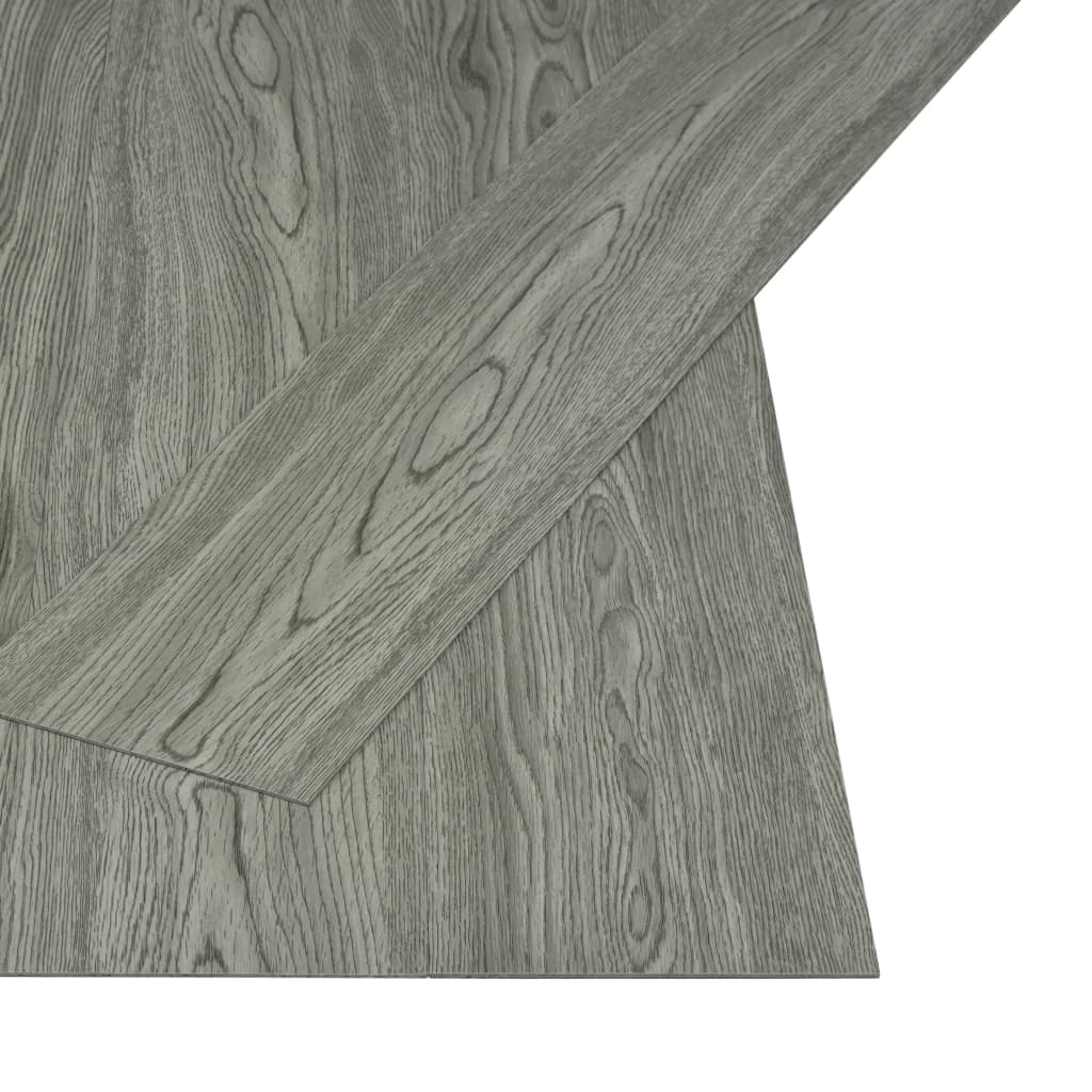 vidaXL Samoprzylepne panele podłogowe, 4,46 m², 3 mm, PVC, szare