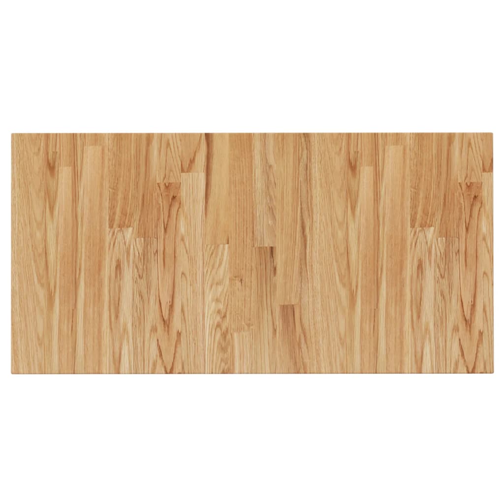 vidaXL Blat do łazienki, jasnobrązowy, 80x40x1,5 cm, lite drewno