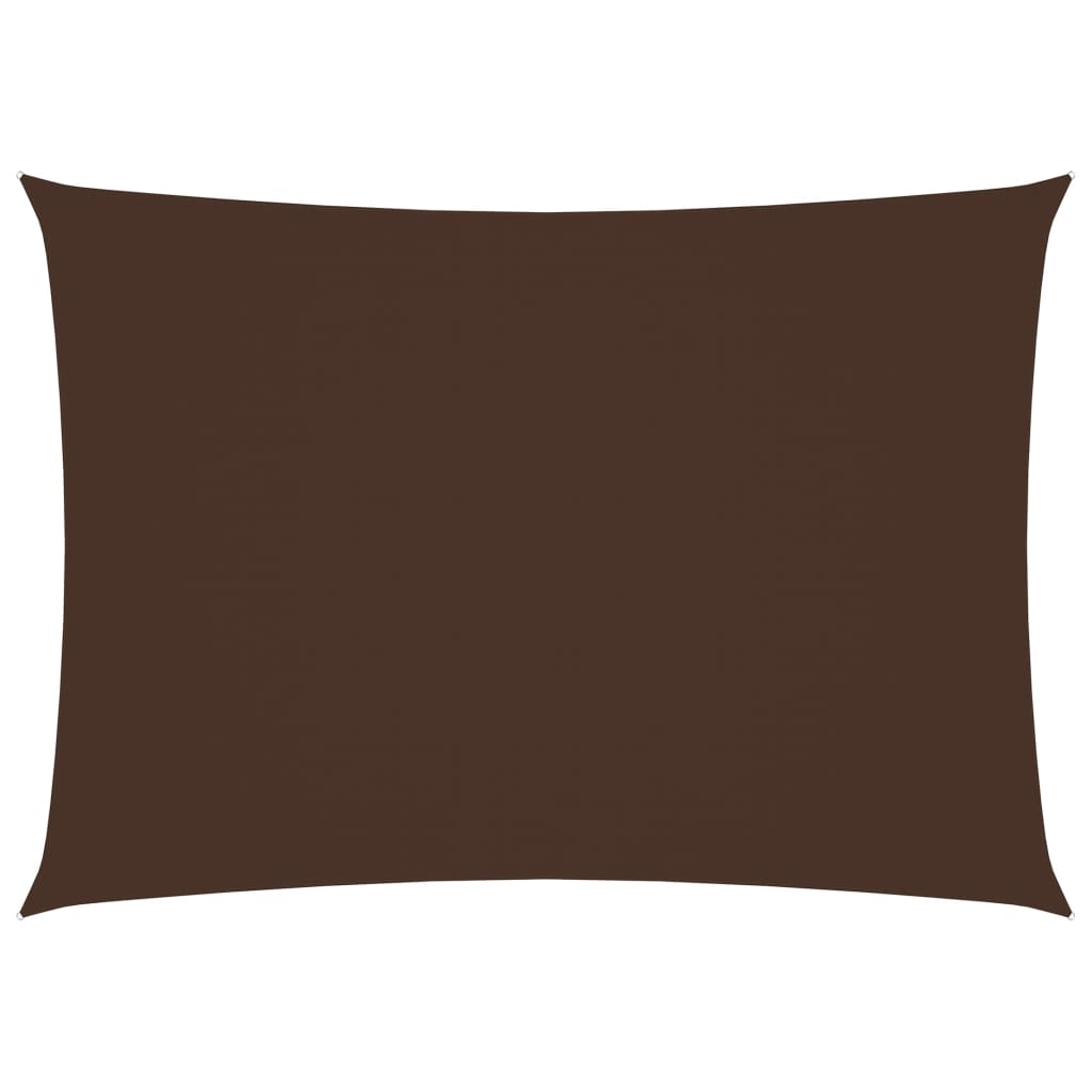 vidaXL Prostokątny żagiel ogrodowy z tkaniny Oxford, 2x4 m, brązowy